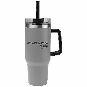 Gray 40 oz. Stainless Steel Travel Mug