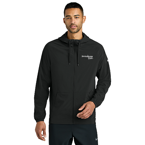 Men's Black Nike Pro® Performance Hooded Jacket