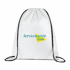 White Drawstring Bag