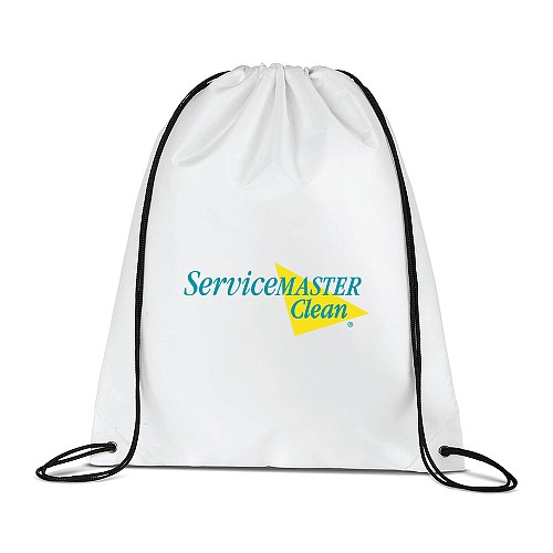 White Drawstring Bag